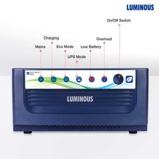 Luminous 1550 Eco Volt Pure Sine wave Inverter