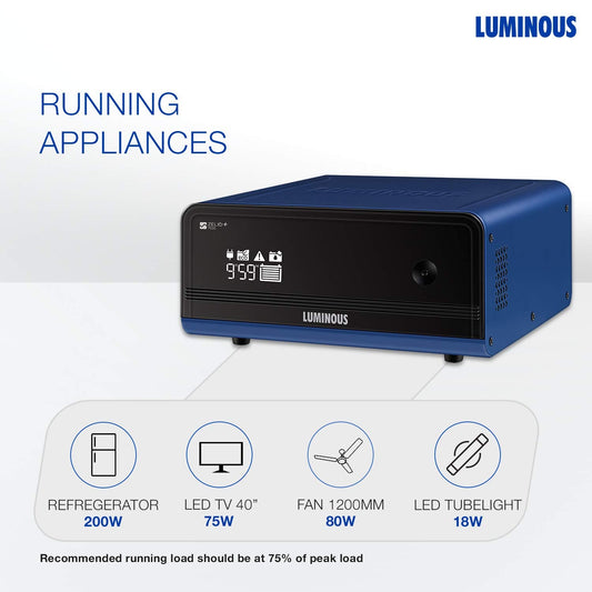 Luminous Zelio Smart 1100 Home UPS Pure Sine wave Digital Display