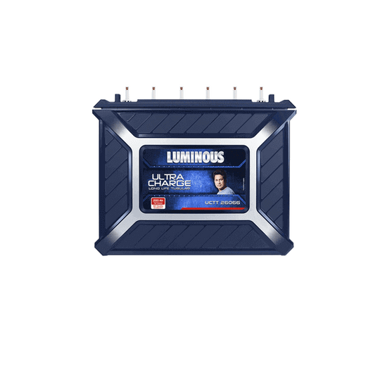 Luminous UCTT26066 220Ah Ultra Charg Tall Tubular Battery 42+24 66*Month Warranty