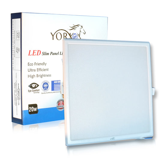 YORKUS LED Panel Light 20Watt Square Cool White