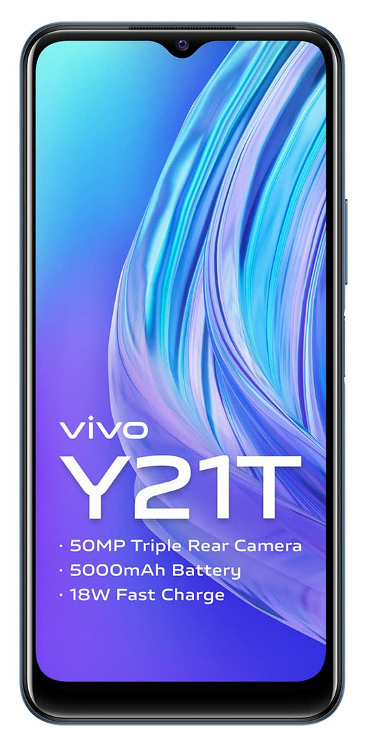 Vivo Y21T (Midnight Blue, 4GB RAM, 128GB ROM)
