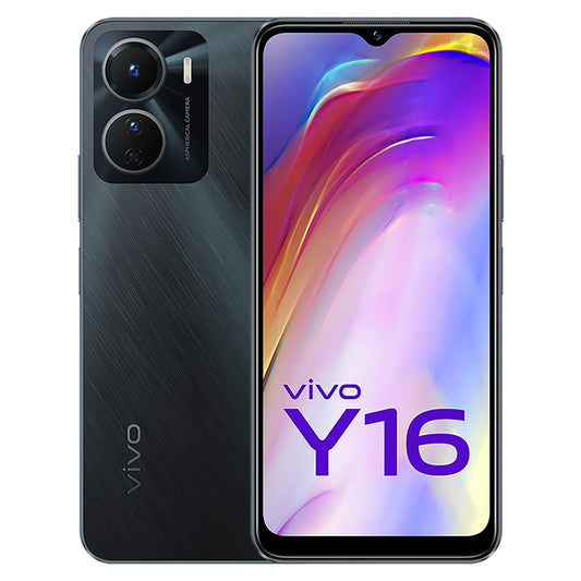 Vivo Y16 (Stellar Black, 4GB RAM, 64GB Storage)