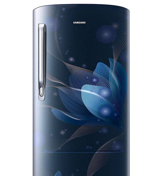 Samsung 2 Star Direct Cool Single Door Refrigerator ( 192 L), RR20A271BU8/NL, SAFFRON BLUE