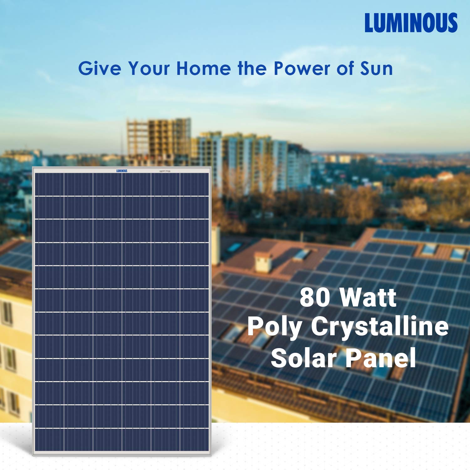 Luminous Solar PV Panel 80W/12V