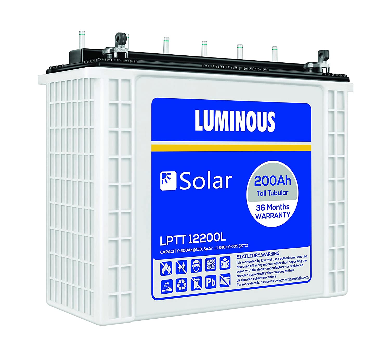 Luminous Solar Battery 200ah -LPT12200L