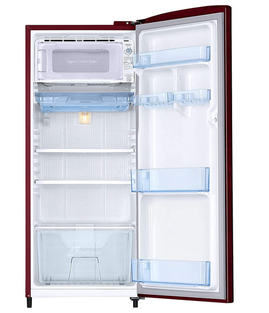 SAMSUNG Stylish Crown Design Single Door Refrigerator (192L) RR19A2YCA6R/NL 1STAR, MEHRON
