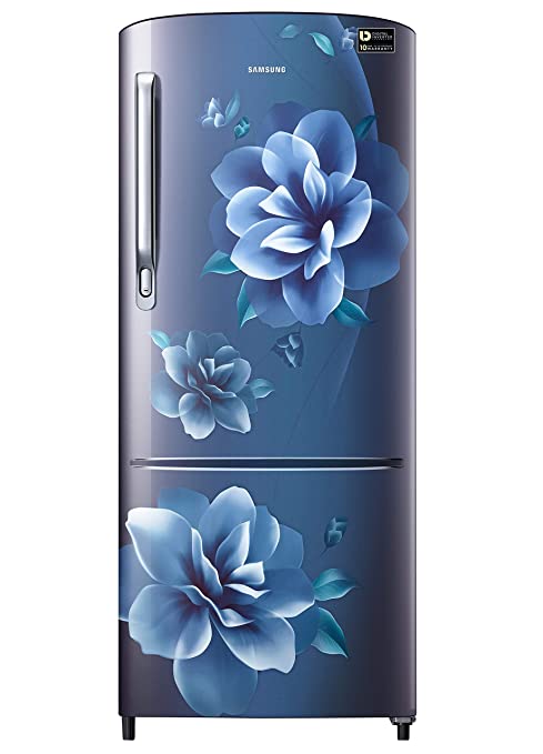 Samsung 3 Star inverter Direct Cool Single Door Refrigerator (192 L), RR20A272YCU/NL, Camellia Blue