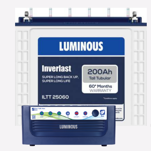 Inverter Neo Eco Volt 950 Sine Wave + 200ah ILTT25060 Tall Tubular Battery
