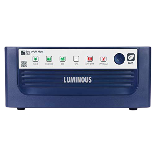 Luminous Eco Watt Neo 850 Inverter With 150ah EC 18036 Tall Tubular Battery