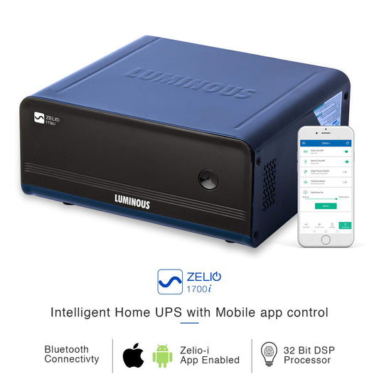 Luminous zelio 1700i Sine Wave Inverter Smart Home UPS with Mobile App Control.