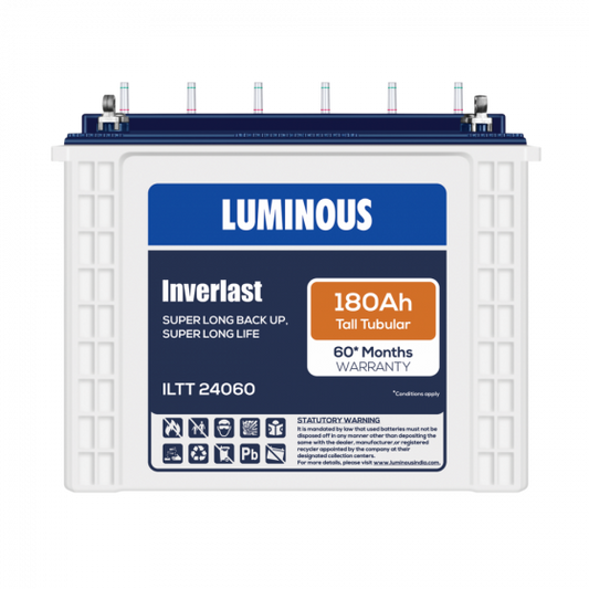 Luminous Inverter Eco Watt Neo 1050 + 180ah ILTT24060 Tall Tubular Battery