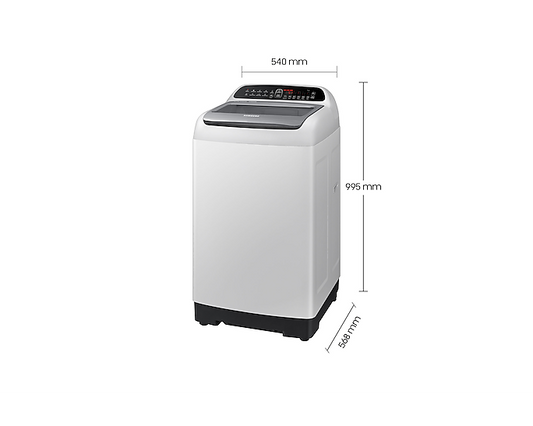 Samsung 6.5 kg Fully Automatic Top Load Washing Machine (WA65A4002GS/TL , Imperial Silver, Diamond Drum)