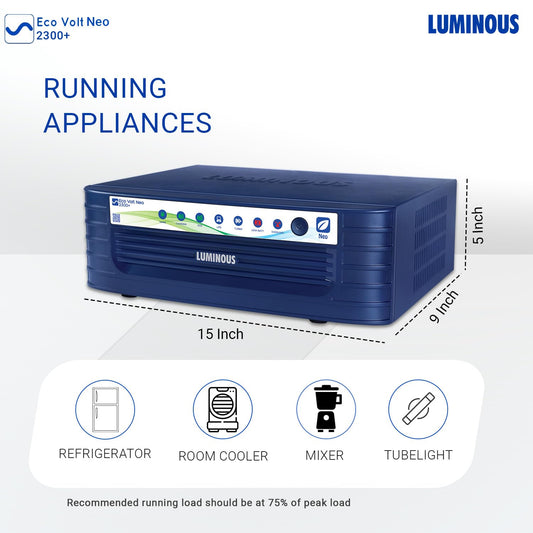 Luminous 2300 Eco Volt 24V Pure Sine Wave Inverter