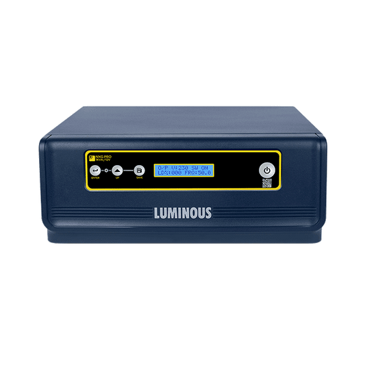 Luminous 1KVA NXG Pro 12V MPPT with LPTT12150H 150Ah Battery-72Month & 550W Mono PERC Half-Cut Solar Panel-25Year Warranty