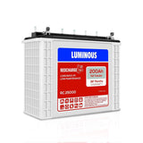 Luminous Zelio Smart 1100 Pure Sine Wave Inverter with Red Charge RC25000 200Ah Tall Tubular Battery 36*Month Warranty