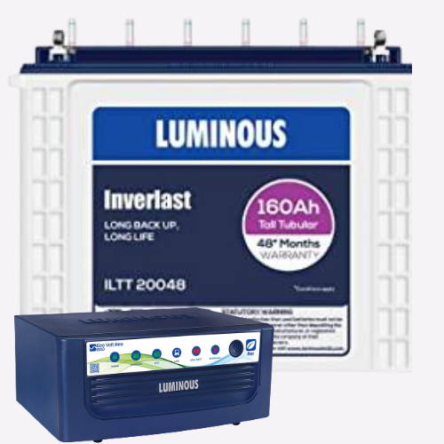 Combo Luminous 850  Eco Volt NEO + 160ah ILTT20048 Tall Tubular Battery