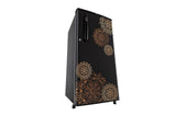 LG Refrigerator 2STAR BLACK 190L, Fast Ice Making, Toughened Glass Shelves