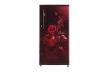 LG Refrigerator 2STAR MEHRON 190L, Fast Ice Making, Toughened Glass Shelves