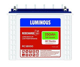 Combo Luminous Eco Volt+ 850 Inverter + 150Ah  RC 18000 Tall Tubular Battery