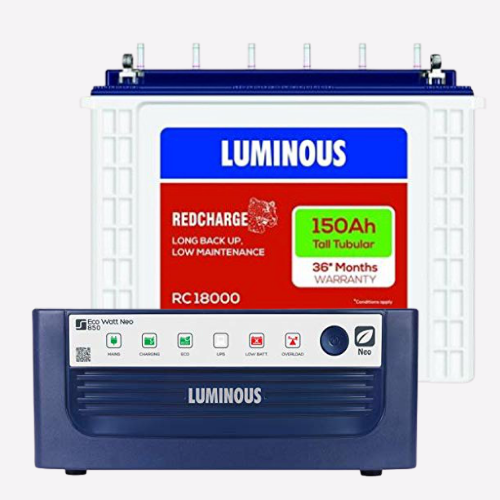 Luminous Eco Watt Neo 850 With 150ah RC18000 Battery