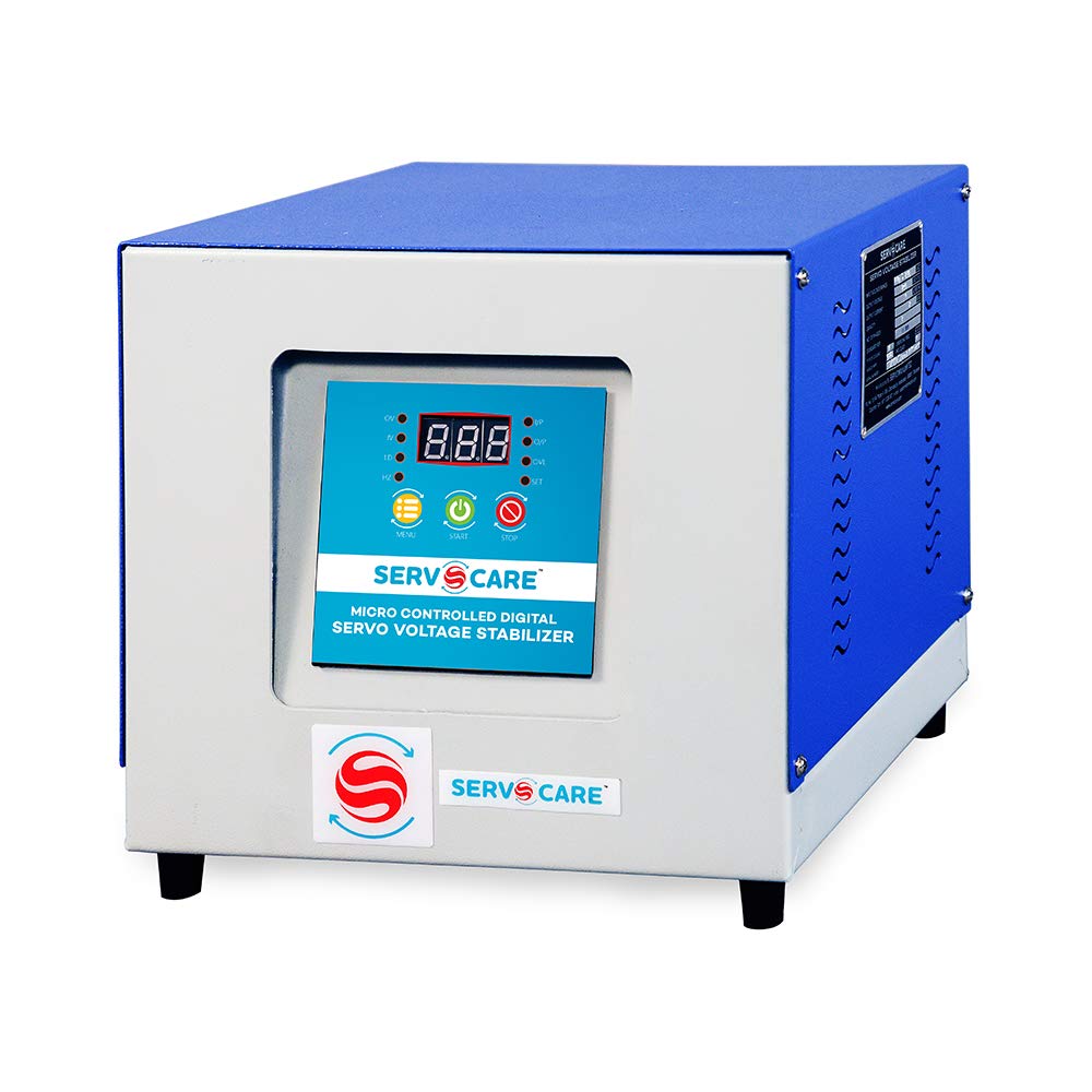 Servo Voltage Stabilizer 2kva single phase  Air-Cooled | Servo Stabilizer price in India