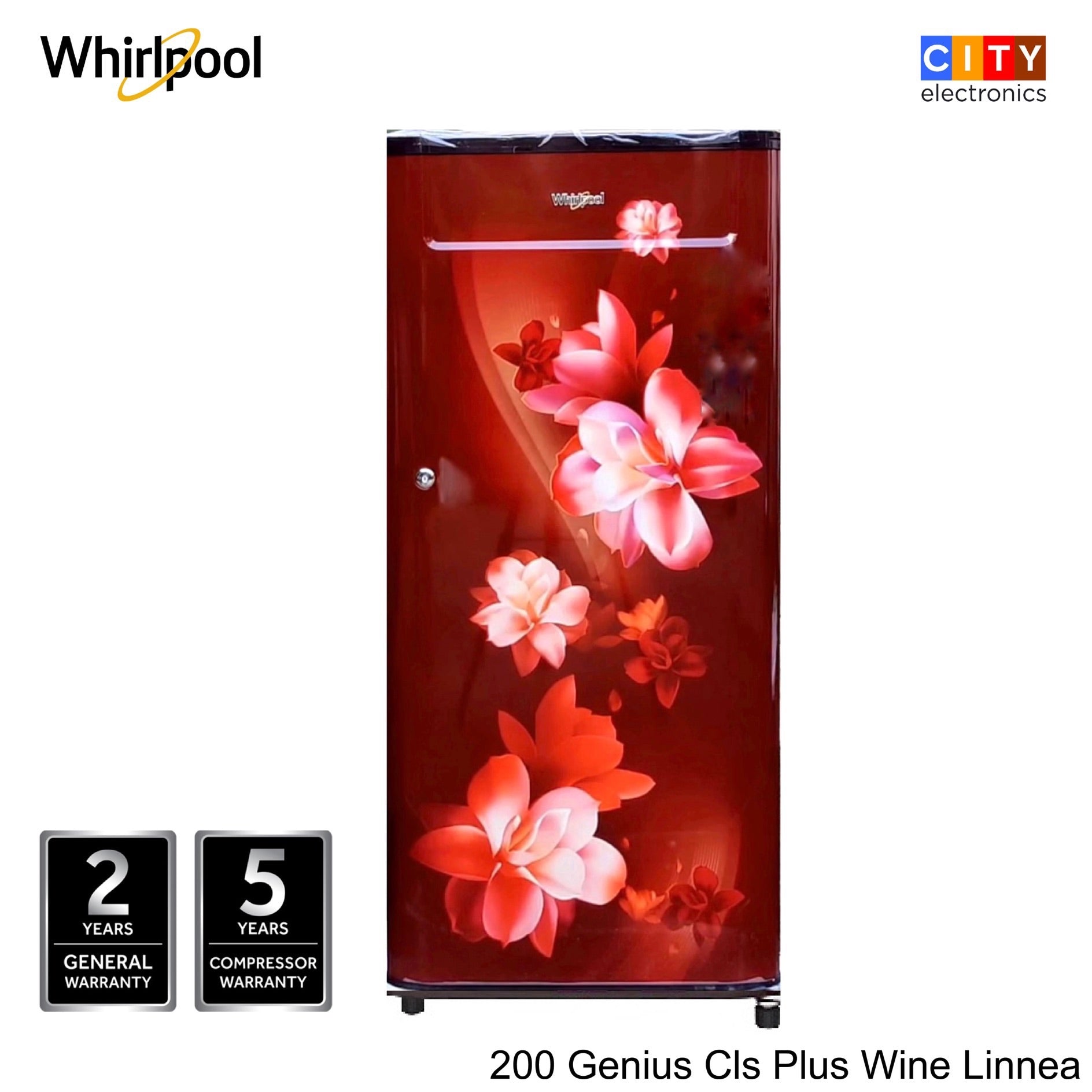 Whirlpool Refrigerator GENIUS CLS 1STAR 185L Capacity