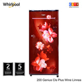 Whirlpool Refrigerator GENIUS CLS 1STAR 185L Capacity