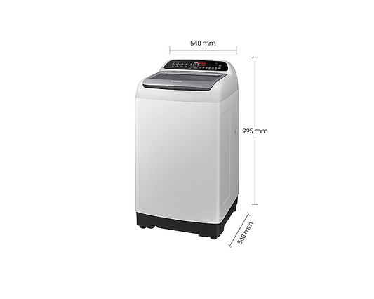Samsung 6.5 kg Fully Automatic Top Load Washing Machine  (WA65A4002GS/TL , Imperial Silver, Diamond Drum)