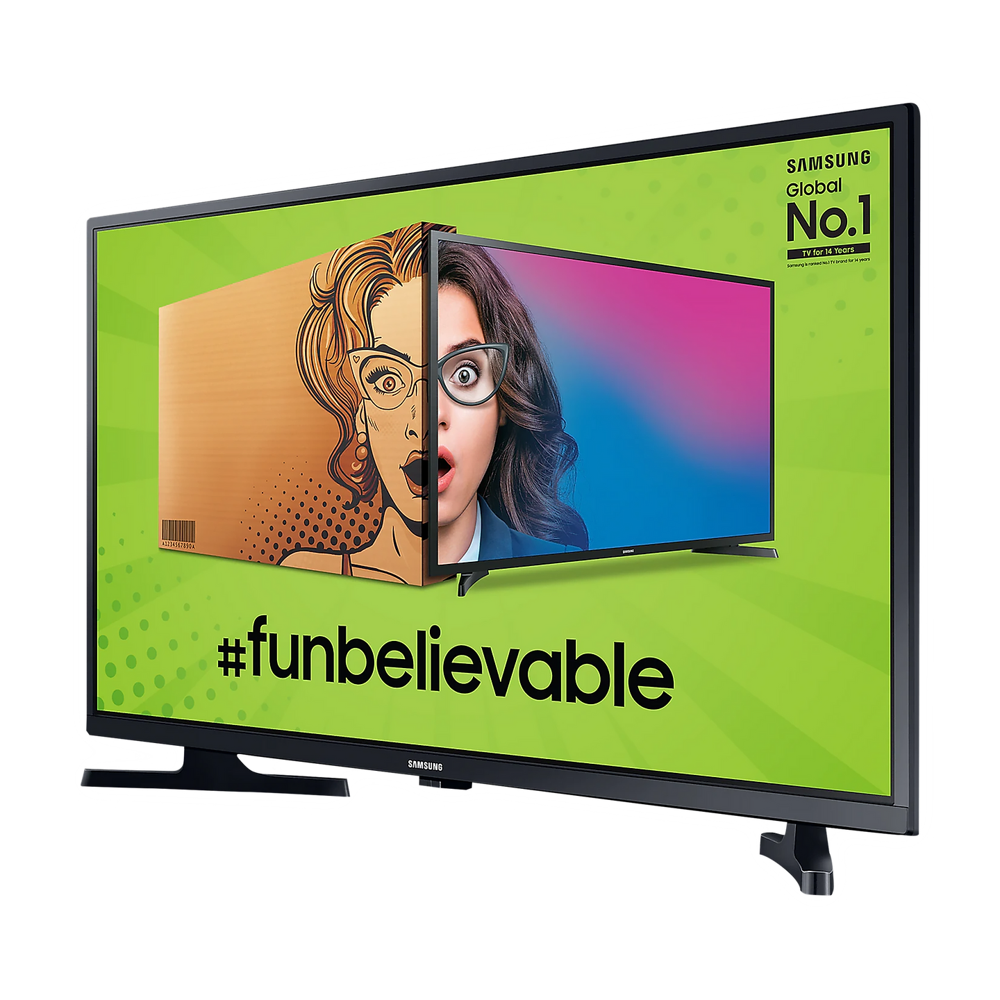 SAMSUNG LED TV Series 4 80 cm (32 inches) with Hyper Real Picture Engine (2020 model)